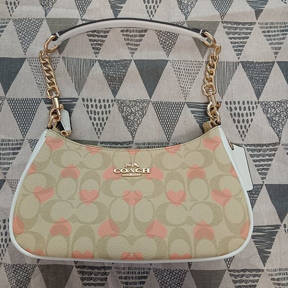 Coach Jules Hobo in Signature Canvas shoulder bag Crossbody Bag - Picture 1 of 6